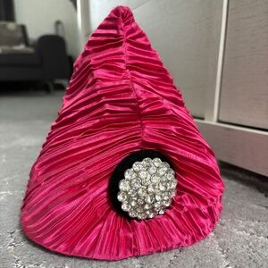 Fabulous  Vintage Eric Javits New York Pink "Kiss" Hat